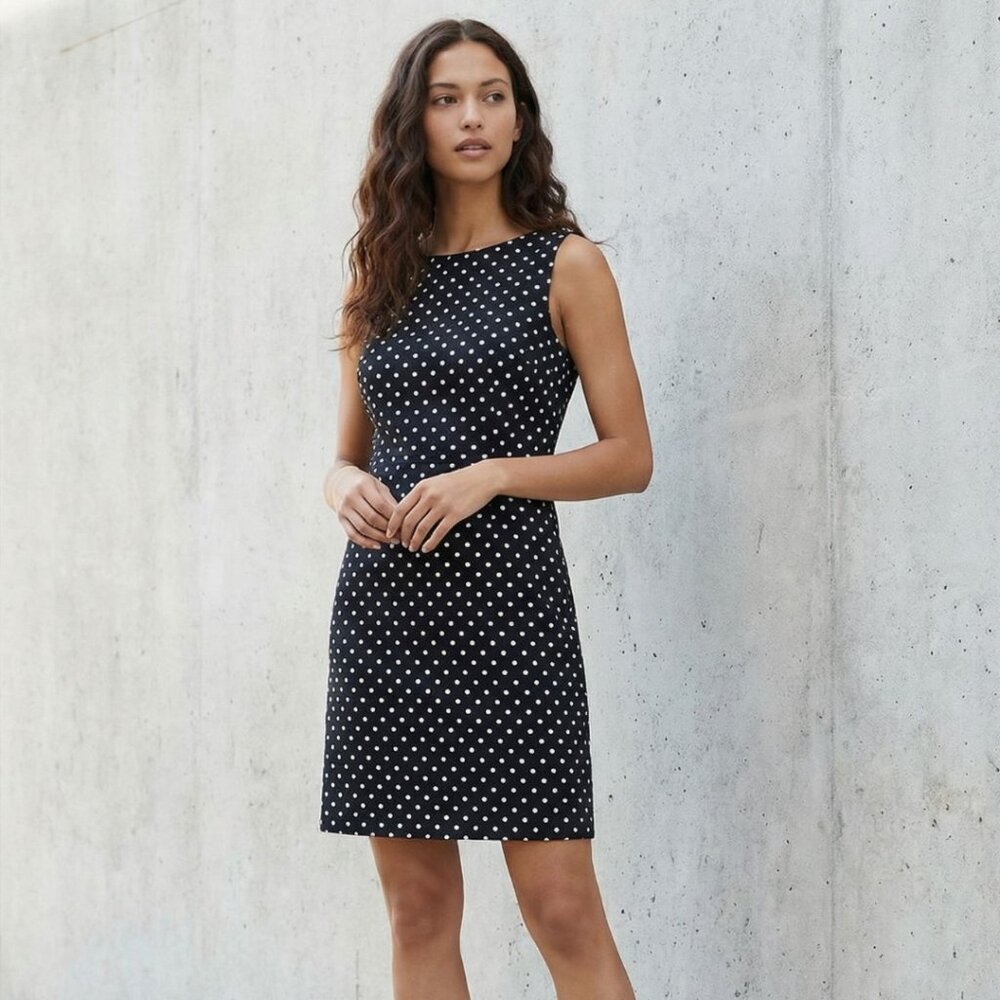Vintage French Polka Dot Dress